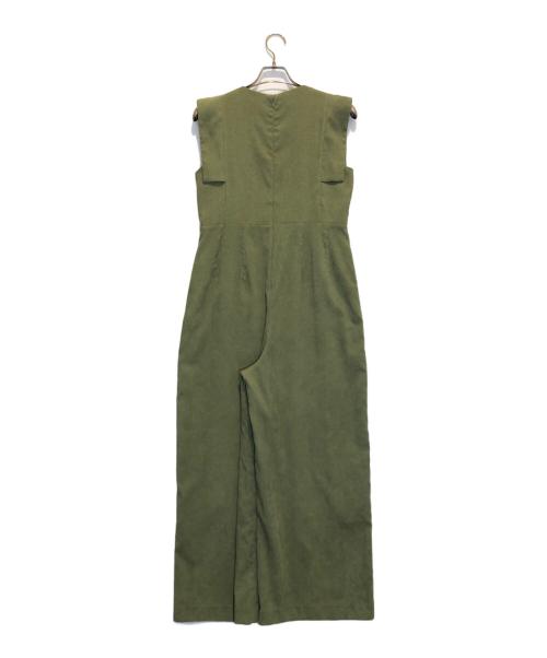 CLANE（クラネ）CLANE (クラネ) スクエアスリーブオールインワン グリーン サイズ:サイズ2(M)の古着・服飾アイテム