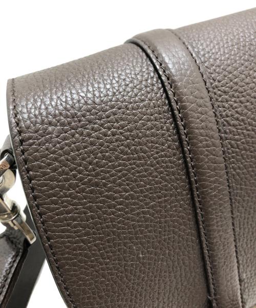 GUCCI（グッチ）GUCCI (グッチ) Buckle Detailed Monogrammed Crossbody Bag ブラウンの古着・服飾アイテム
