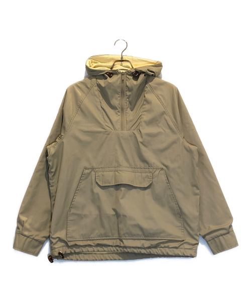 Eddie Bauer（エディーバウアー）Eddie Bauer (エディーバウアー) アノラックパーカー ベージュ サイズ:表記なしの古着・服飾アイテム