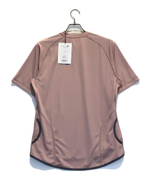 and wander（アンドワンダー）and wander (アンドワンダー) dry jersey raglan SS T ピンク サイズ:L 未使用品の古着・服飾アイテム
