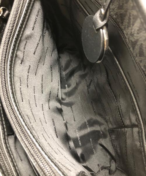 MICHAEL KORS（マイケル・コース）MICHAEL KORS (マイケル・コース) ハンドバッグ ブラックの古着・服飾アイテム