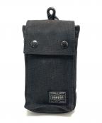 PORTERポーター）の古着「MOBILE POUCH」｜ブラック