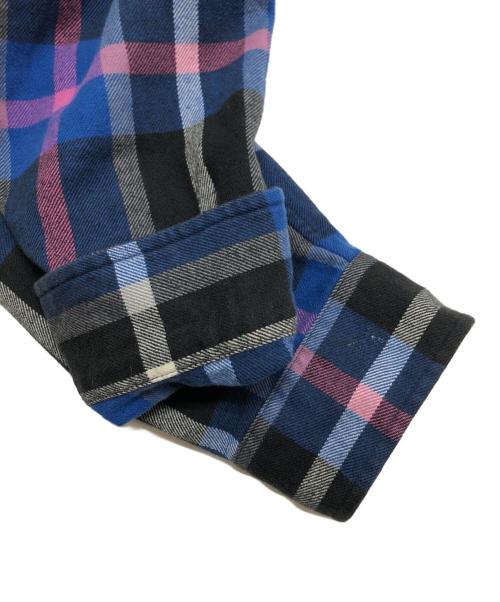 SUPREME（シュプリーム）SUPREME (シュプリーム) Plaid Flannel Shirt ネイビー サイズ:Mの古着・服飾アイテム