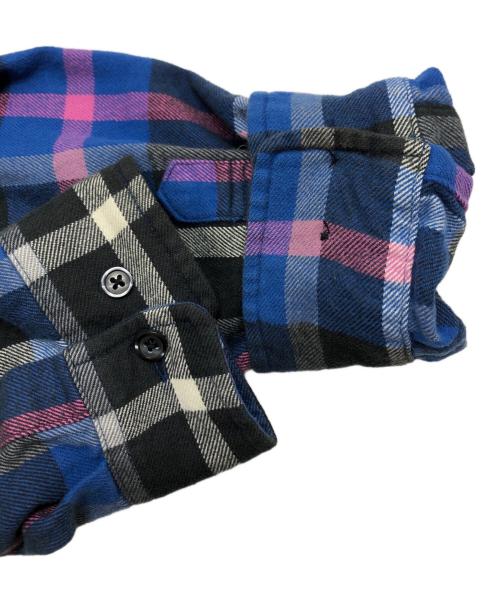 SUPREME（シュプリーム）SUPREME (シュプリーム) Plaid Flannel Shirt ネイビー サイズ:Mの古着・服飾アイテム