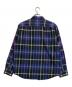 SUPREME (シュプリーム) Plaid Flannel Shirt ネイビー サイズ:M：15000円