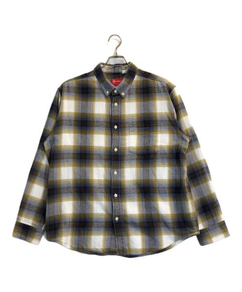 SUPREME（シュプリーム）SUPREME (シュプリーム) Brushed Flaid Flannel Shirt ベージュ サイズ:Mの古着・服飾アイテム