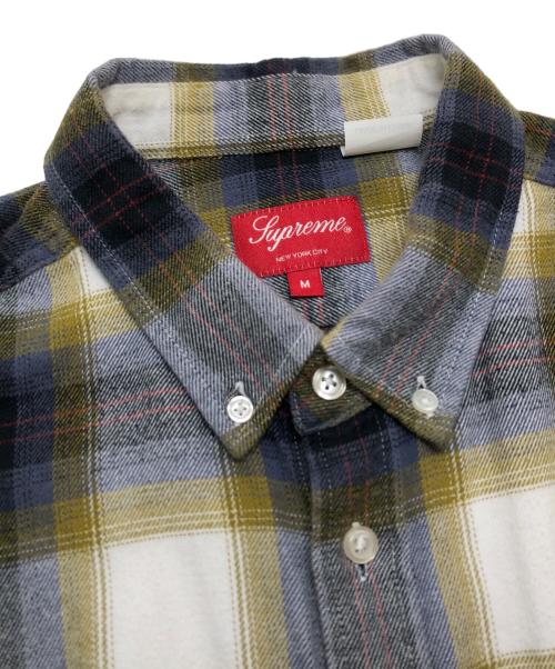 SUPREME（シュプリーム）SUPREME (シュプリーム) Brushed Flaid Flannel Shirt ベージュ サイズ:Mの古着・服飾アイテム