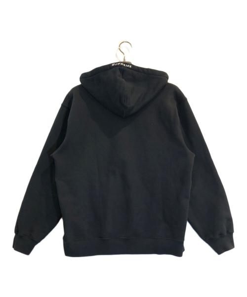 NIKE（ナイキ）NIKE (ナイキ) SUPREME (シュプリーム) Half Zip Hooded Sweatshirt ブラック サイズ:Mの古着・服飾アイテム
