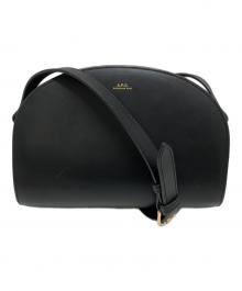 A.P.C.（アーペーセー）の古着「デミルーン　ショルダーバッグ」｜ブラック