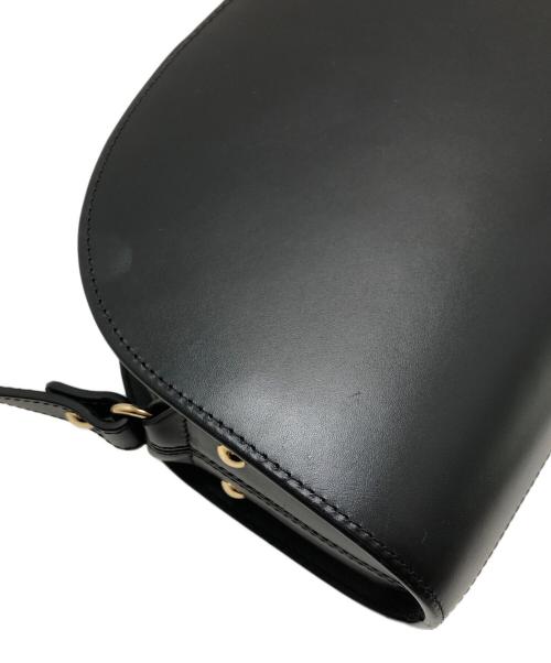 A.P.C.（アーペーセー）A.P.C. (アーペーセー) デミルーン　ショルダーバッグ ブラックの古着・服飾アイテム