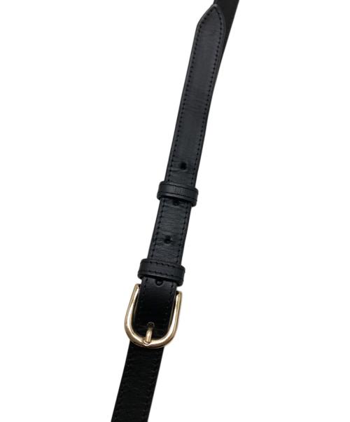 A.P.C.（アーペーセー）A.P.C. (アーペーセー) デミルーン　ショルダーバッグ ブラックの古着・服飾アイテム