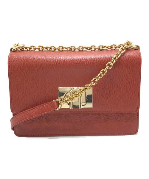 FURLA（フルラ）FURLA (フルラ) チェーンショルダーバッグ ブラウン サイズ:表記なしの古着・服飾アイテム