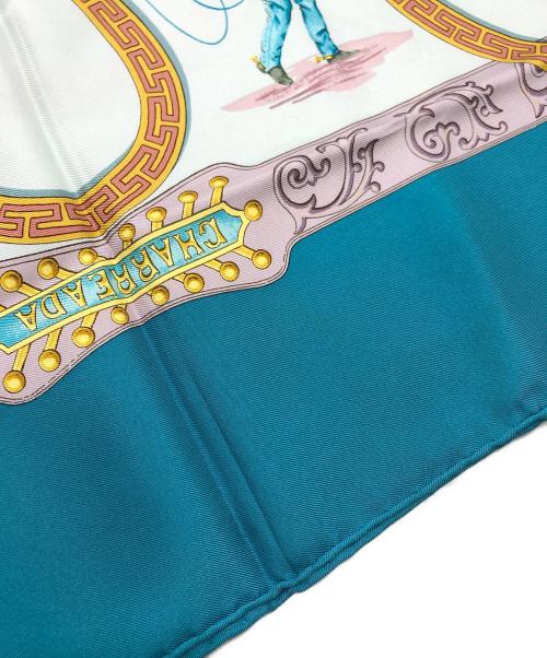 HERMES（エルメス）HERMES (エルメス) スカーフ ブルー サイズ:表記なしの古着・服飾アイテム