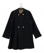 Burberry'sバーバリーズ）の古着「裏ノバチェックカシミヤ混コート」｜ブラック