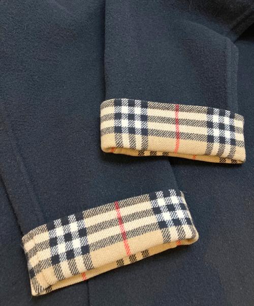 Burberry's（バーバリーズ）Burberry's (バーバリーズ) 裏ノバチェックカシミヤ混コート ブラック サイズ:9AR(およそMサイズ)の古着・服飾アイテム