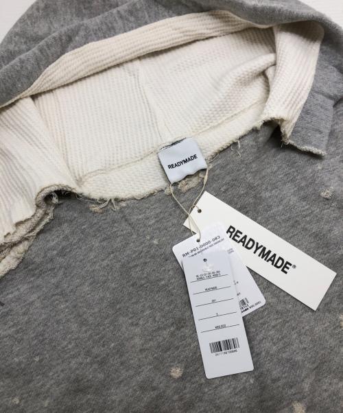 READYMADE（レディメイド）READYMADE (レディメイド) DOUBLE FACE HOODIE グレー サイズ:S 未使用品の古着・服飾アイテム