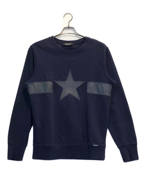 DIESEL（ディーゼル）DIESEL (ディーゼル) スターパッチスウェット ネイビー サイズ:Sの古着・服飾アイテム