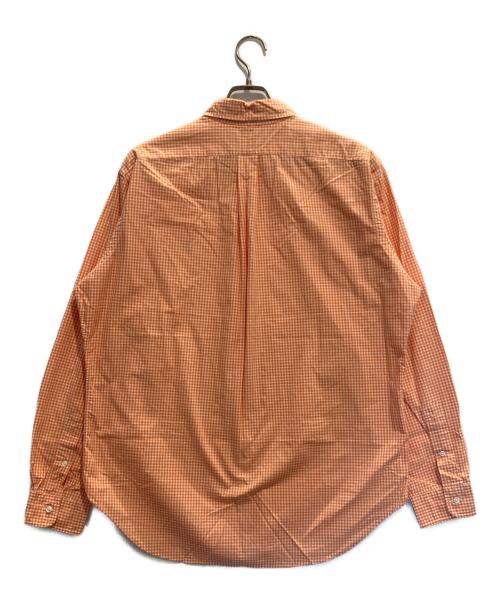 RALPH LAUREN（ラルフローレン）RALPH LAUREN (ラルフローレン) ボタンダウンチェックシャツ オレンジ サイズ:Lの古着・服飾アイテム