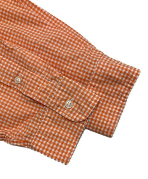 RALPH LAUREN（ラルフローレン）RALPH LAUREN (ラルフローレン) ボタンダウンチェックシャツ オレンジ サイズ:Lの古着・服飾アイテム