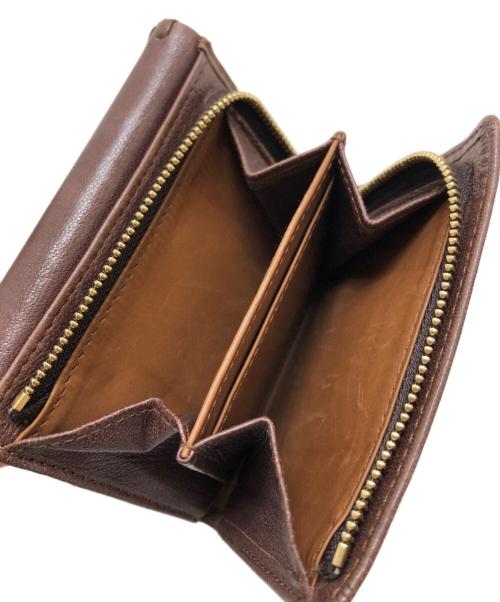 genten（ゲンテン）genten (ゲンテン) 3つ折り財布 ブラウン サイズ:表記なしの古着・服飾アイテム