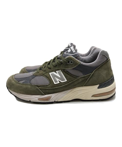 NEW BALANCE（ニューバランス）NEW BALANCE (ニューバランス) スニーカー カーキ サイズ:UK8.5(27.5)の古着・服飾アイテム