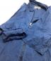 中古・古着 ARMANI JEANS (アルマーニジーンズ) 半袖リネンジャケット インディゴ サイズ:L：5000円