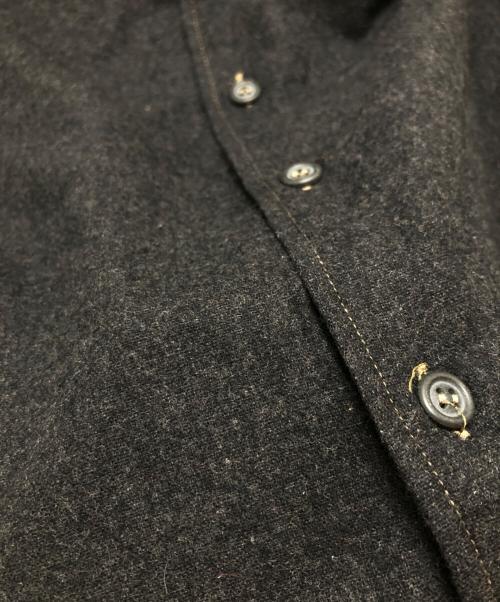 ARMANI JEANS（アルマーニジーンズ）ARMANI JEANS (アルマーニジーンズ) ウールシャツ グレー サイズ:Lの古着・服飾アイテム