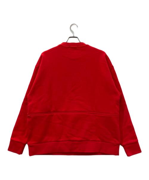 MAISON SPECIAL（メゾンスペシャル）MAISON SPECIAL (メゾンスペシャル) 2WAYバイブクルーネックスウェット レッド サイズ:FREEの古着・服飾アイテム