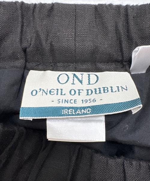 O'NEIL OF DUBLIN（オニールオブダブリン）O'NEIL OF DUBLIN (オニールオブダブリン) リネンスカート ブラック サイズ:FREEの古着・服飾アイテム