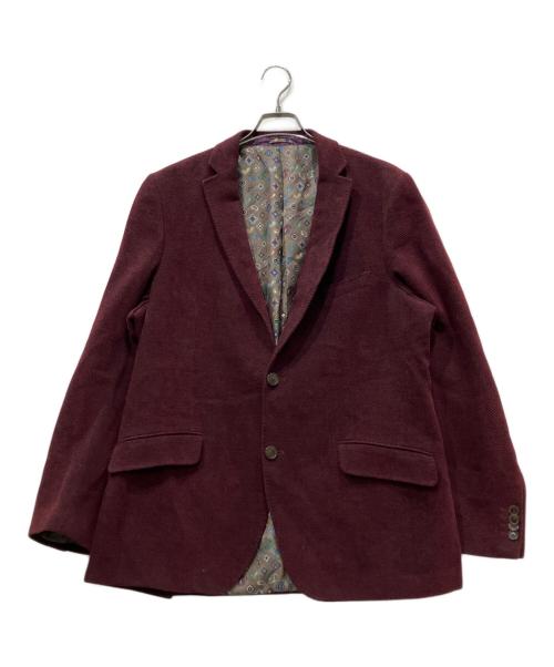 ETRO（エトロ）ETRO (エトロ) テーラードジャケット レッド サイズ:56(3L～4XL)の古着・服飾アイテム