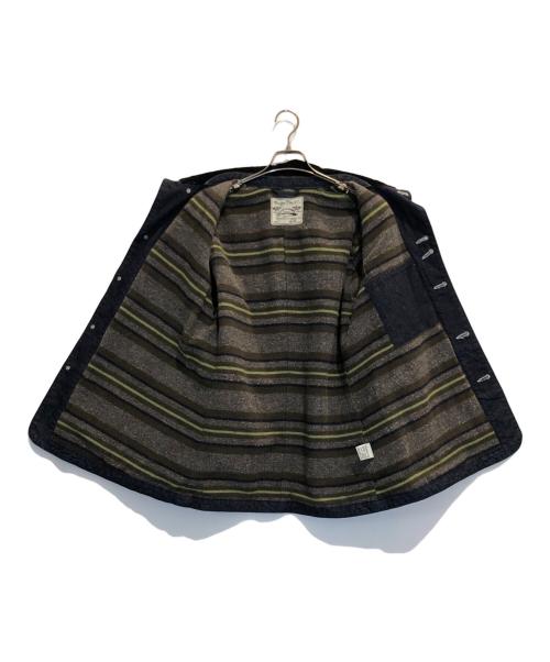 BURGUS PLUS（バーガスプラス）BURGUS PLUS (バーガスプラス) 裏地ブランケットカバーオール インディゴ サイズ:38の古着・服飾アイテム