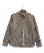 MOMOTARO JEANS桃太郎ジーンズ）の古着「ヒッコリーカバーオール」｜ネイビー×ホワイト