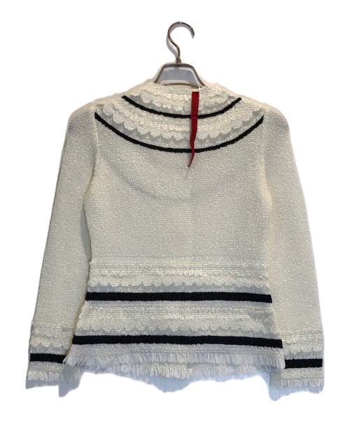 NOKO OHNO（ノコ オーノ）NOKO OHNO (ノコ オーノ) カーディガン ホワイト サイズ:38の古着・服飾アイテム