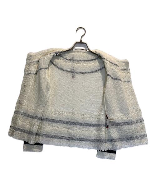 NOKO OHNO（ノコ オーノ）NOKO OHNO (ノコ オーノ) カーディガン ホワイト サイズ:38の古着・服飾アイテム