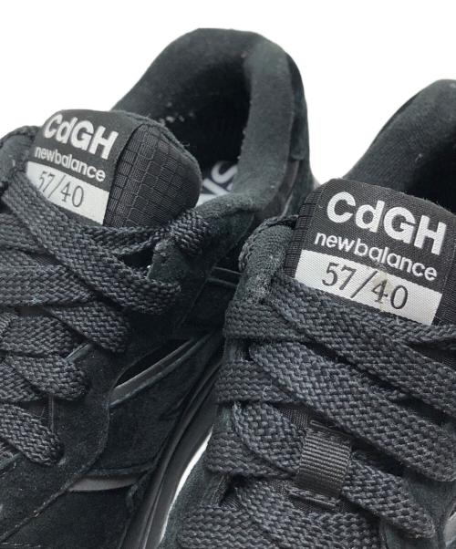 NEW BALANCE（ニューバランス）NEW BALANCE (ニューバランス) COMME des GARCONS HOMME (コムデギャルソン オム) スニーカー ブラック サイズ:27CMの古着・服飾アイテム