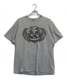 HARLEY-DAVIDSON（ハーレーダビッドソン）の古着「スカルトランプTシャツ」｜グレー