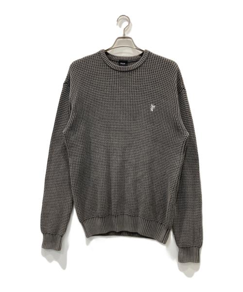 HUF（ハフ）HUF (ハフ) ニット グレー サイズ:Sの古着・服飾アイテム