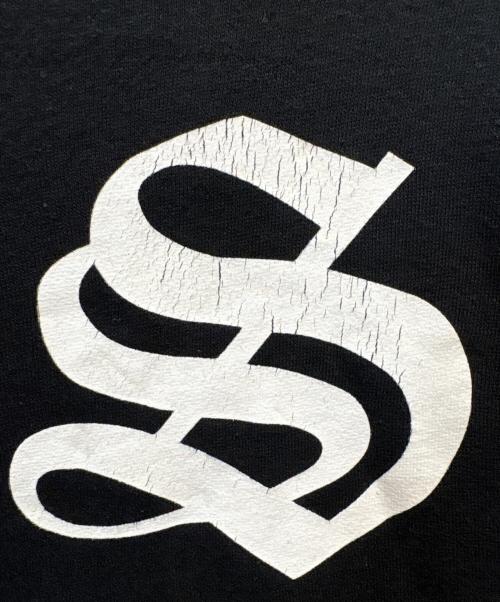 stussy（ステューシー）stussy (ステューシー) プリントスウェット ブラック サイズ:Mの古着・服飾アイテム