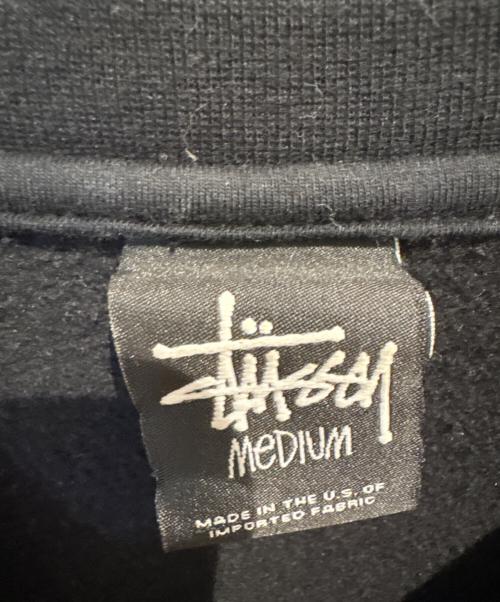 stussy（ステューシー）stussy (ステューシー) プリントスウェット ブラック サイズ:Mの古着・服飾アイテム