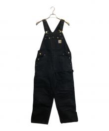 CarHartt（カーハート）の古着「ダブルニーオーバーオール」｜ブラック