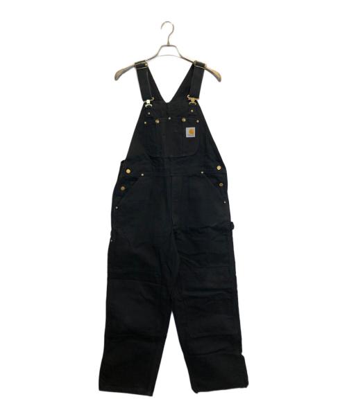 CarHartt（カーハート）CarHartt (カーハート) ダブルニーオーバーオール ブラック サイズ:36×30の古着・服飾アイテム