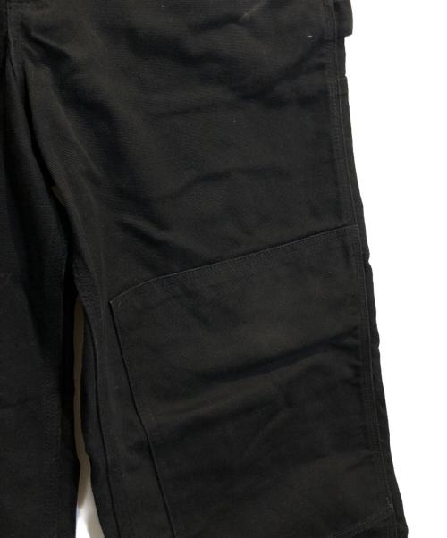 CarHartt（カーハート）CarHartt (カーハート) ダブルニーオーバーオール ブラック サイズ:36×30の古着・服飾アイテム