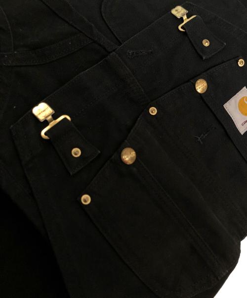 CarHartt（カーハート）CarHartt (カーハート) ダブルニーオーバーオール ブラック サイズ:36×30の古着・服飾アイテム