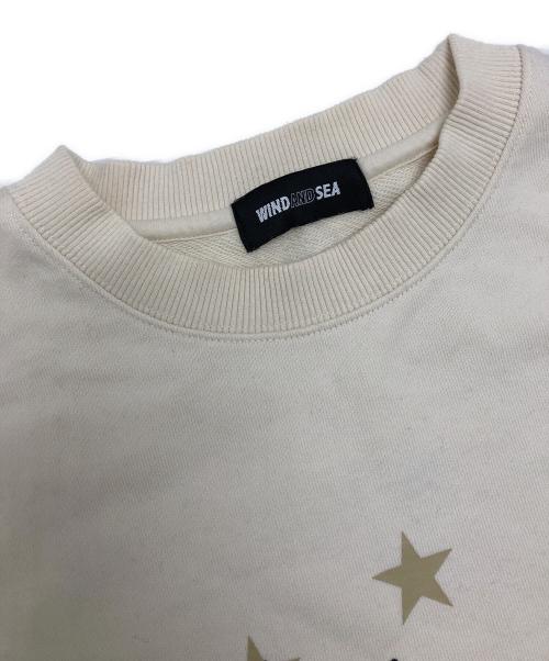 WIND AND SEA（ウィンダンシー）WIND AND SEA (ウィンダンシー) HUF (ハフ) スウェット ベージュ サイズ:XLの古着・服飾アイテム