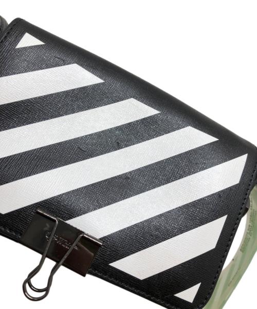 OFFWHITE（オフホワイト）OFFWHITE (オフホワイト) バインダー クリップ ミニ  ショルダーバッグ  ブラック サイズ:CA O/Sの古着・服飾アイテム