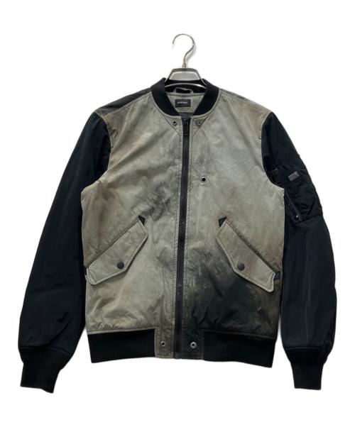DIESEL（ディーゼル）DIESEL (ディーゼル) フライトジャケット アイボリー サイズ:Sの古着・服飾アイテム