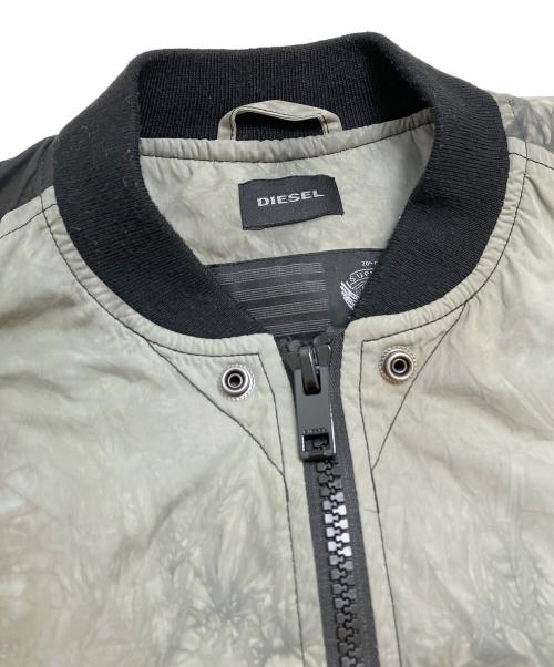 DIESEL（ディーゼル）DIESEL (ディーゼル) フライトジャケット アイボリー サイズ:Sの古着・服飾アイテム