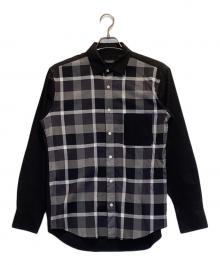BLACK LABEL CRESTBRIDGE（ブラックレーベル クレストブリッジ）の古着「チェックシャツ」｜ブラック