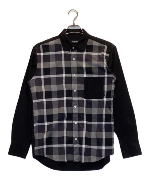 BLACK LABEL CRESTBRIDGE（ブラックレーベル クレストブリッジ）BLACK LABEL CRESTBRIDGE (ブラックレーベル クレストブリッジ) チェックシャツ ブラック サイズ:Mの古着・服飾アイテム