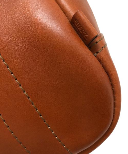 Herz（ヘルツ）Herz (ヘルツ) レザーバッグ ブラウンの古着・服飾アイテム